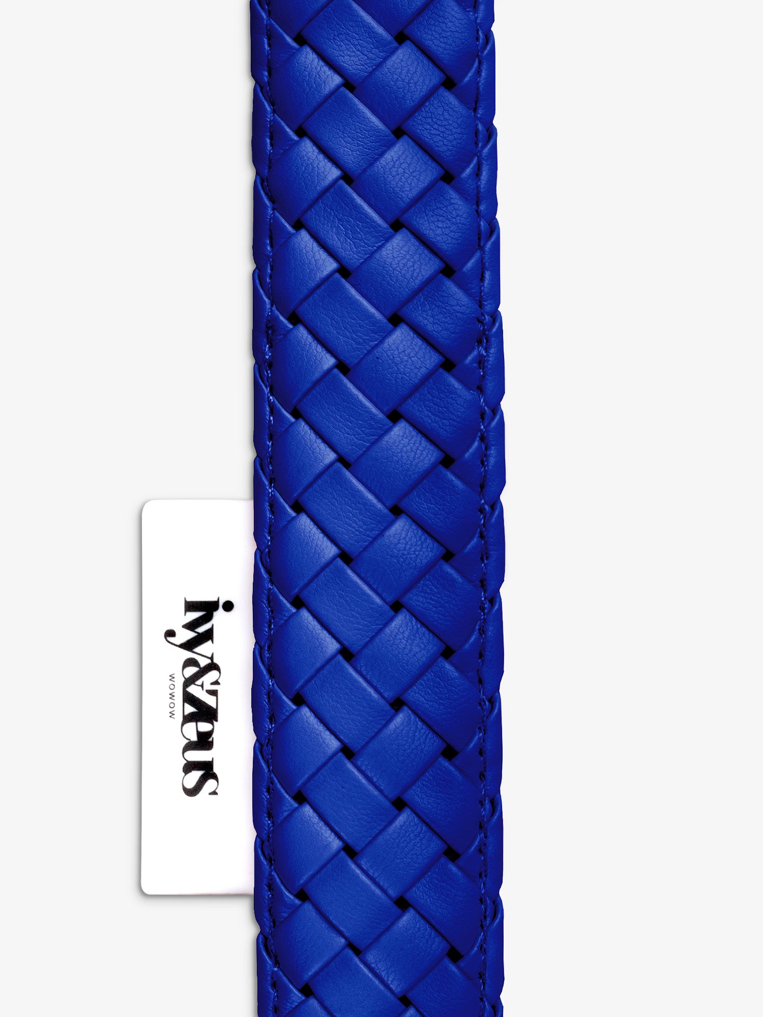 Poseidon – geflochtenes Hundehalsband in Signature Blau