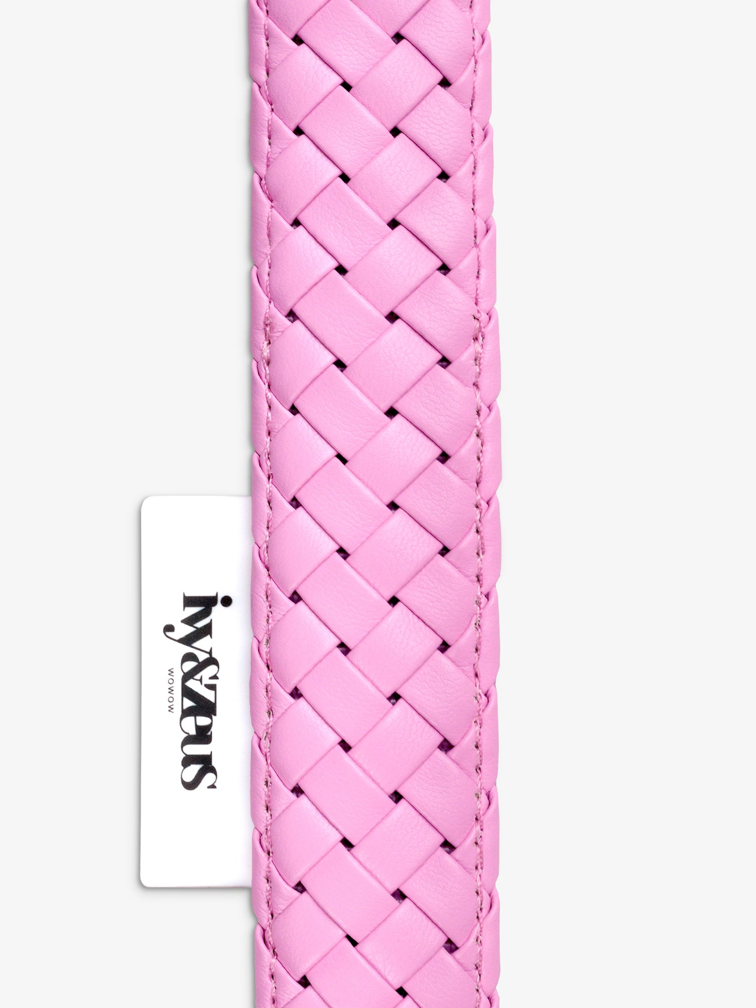 Daisy – geflochtenes Hundehalsband in Rosa