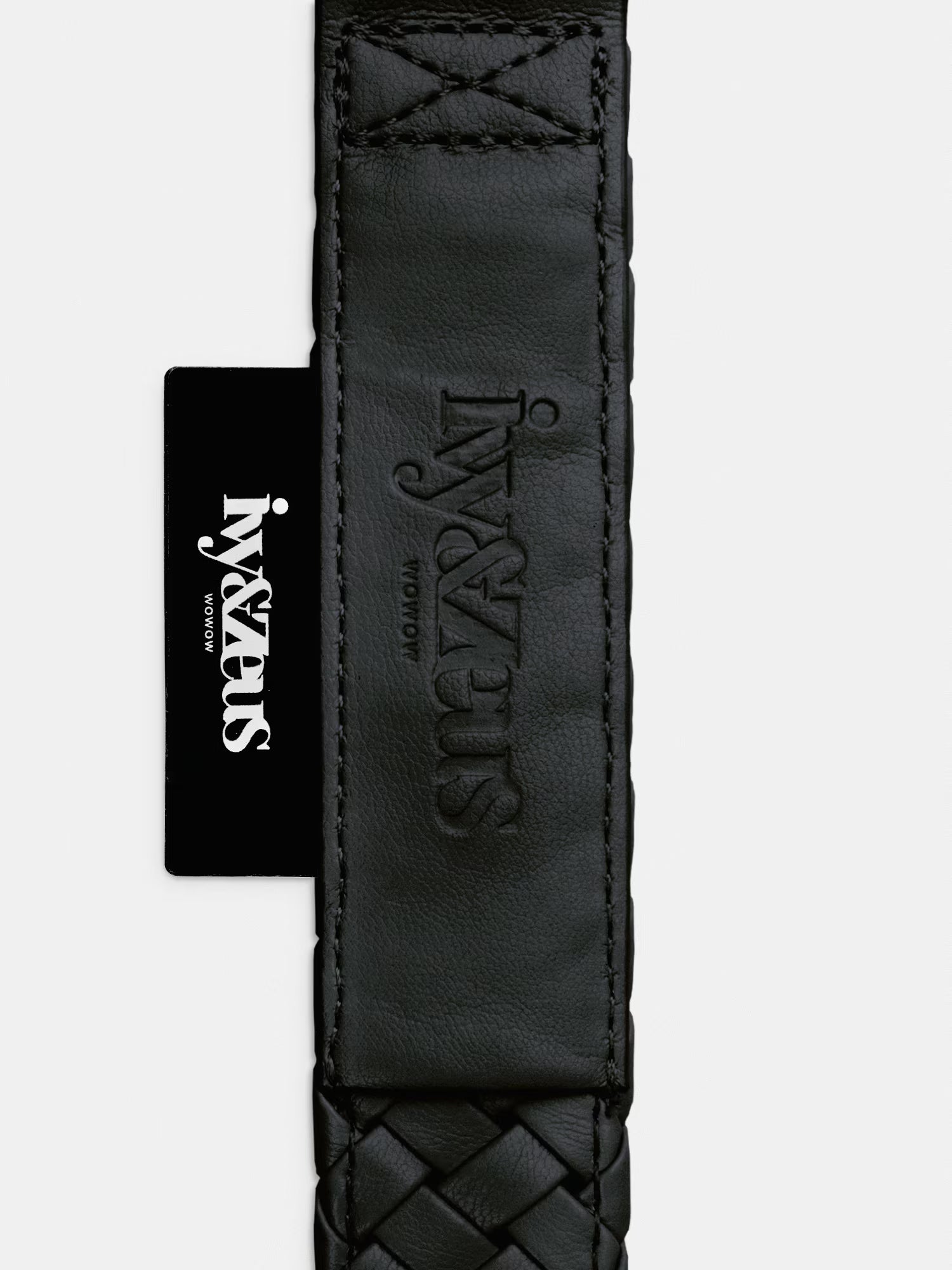 Handgeflochten & Limitiert: Halsband Panther in Schwarz
