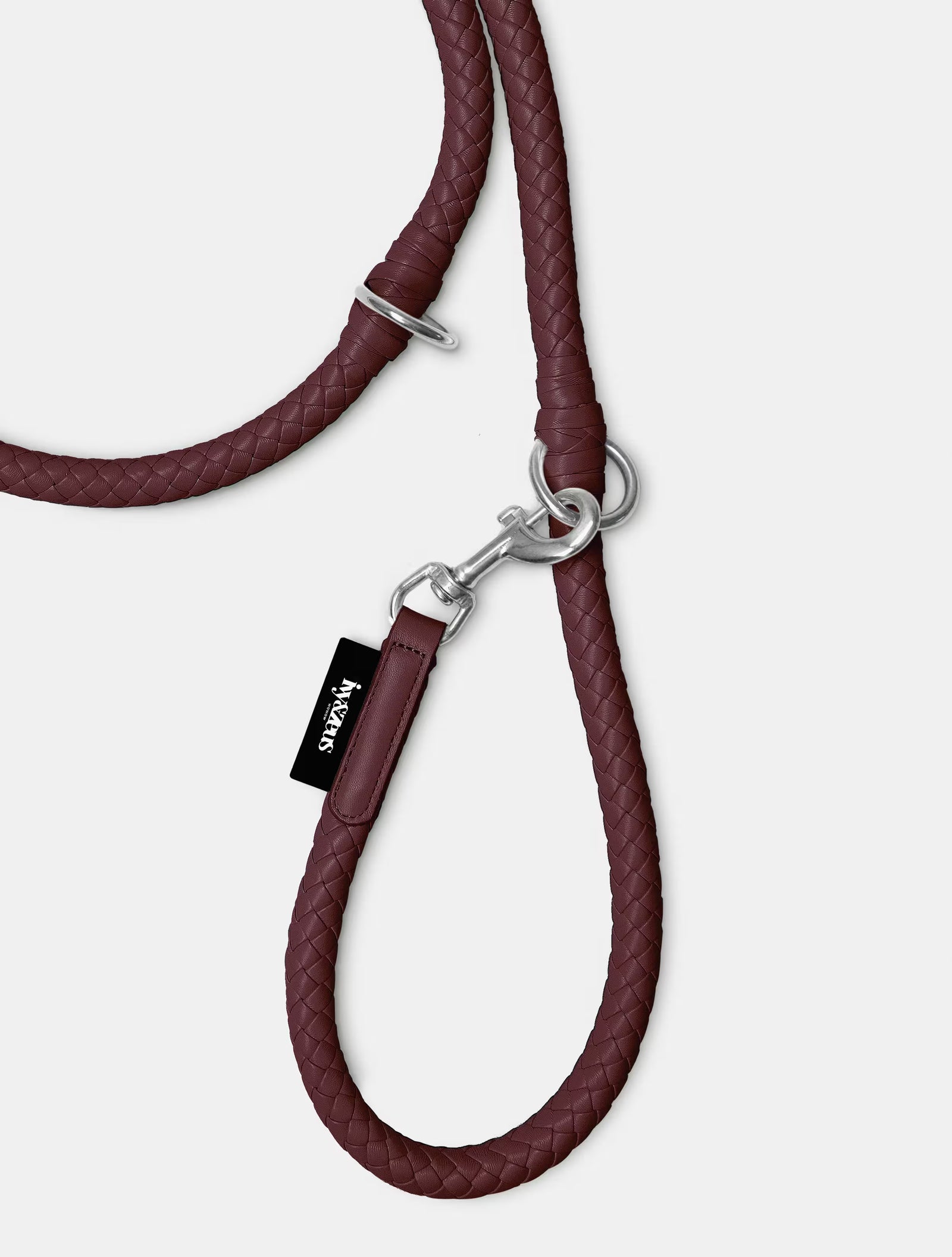 Refined Flexibility: The Rusty Leash in Burgundy