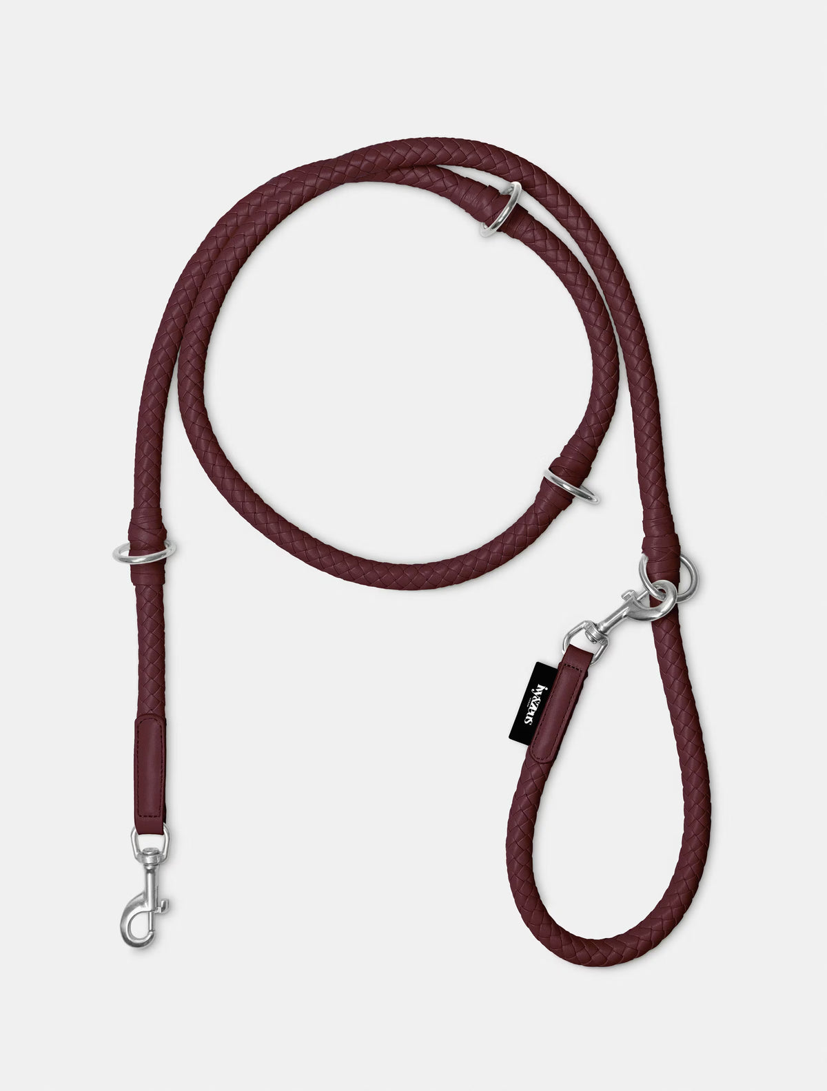 Flessibilità Raffinata: Il guinzaglio Rusty in Bordeaux