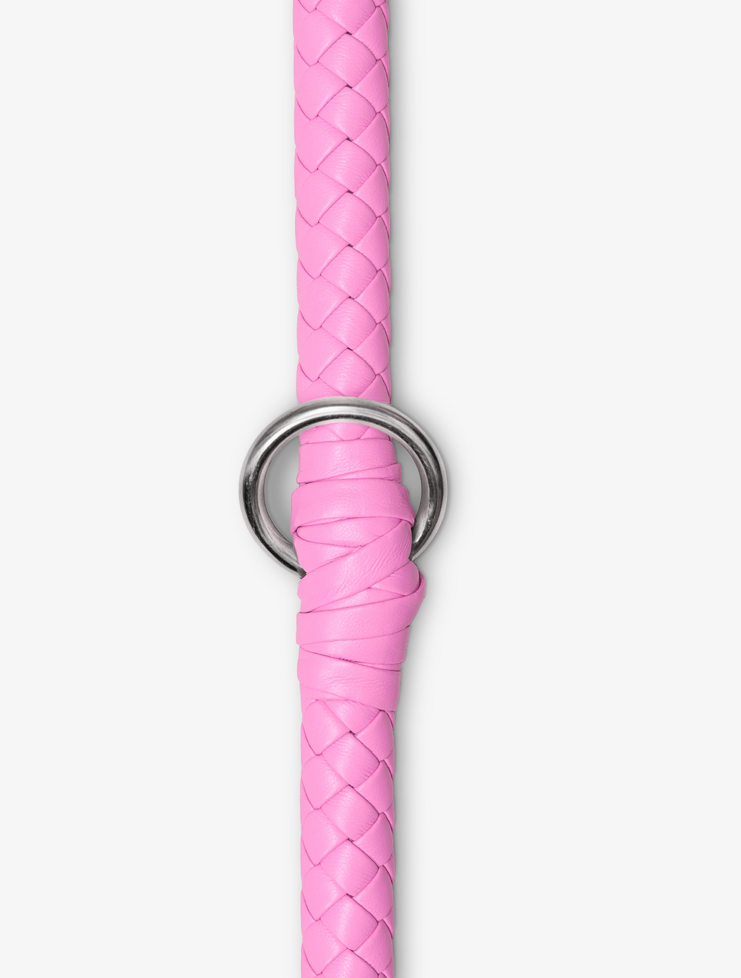 Daisy - geflochtene Hundeleine in Rosa