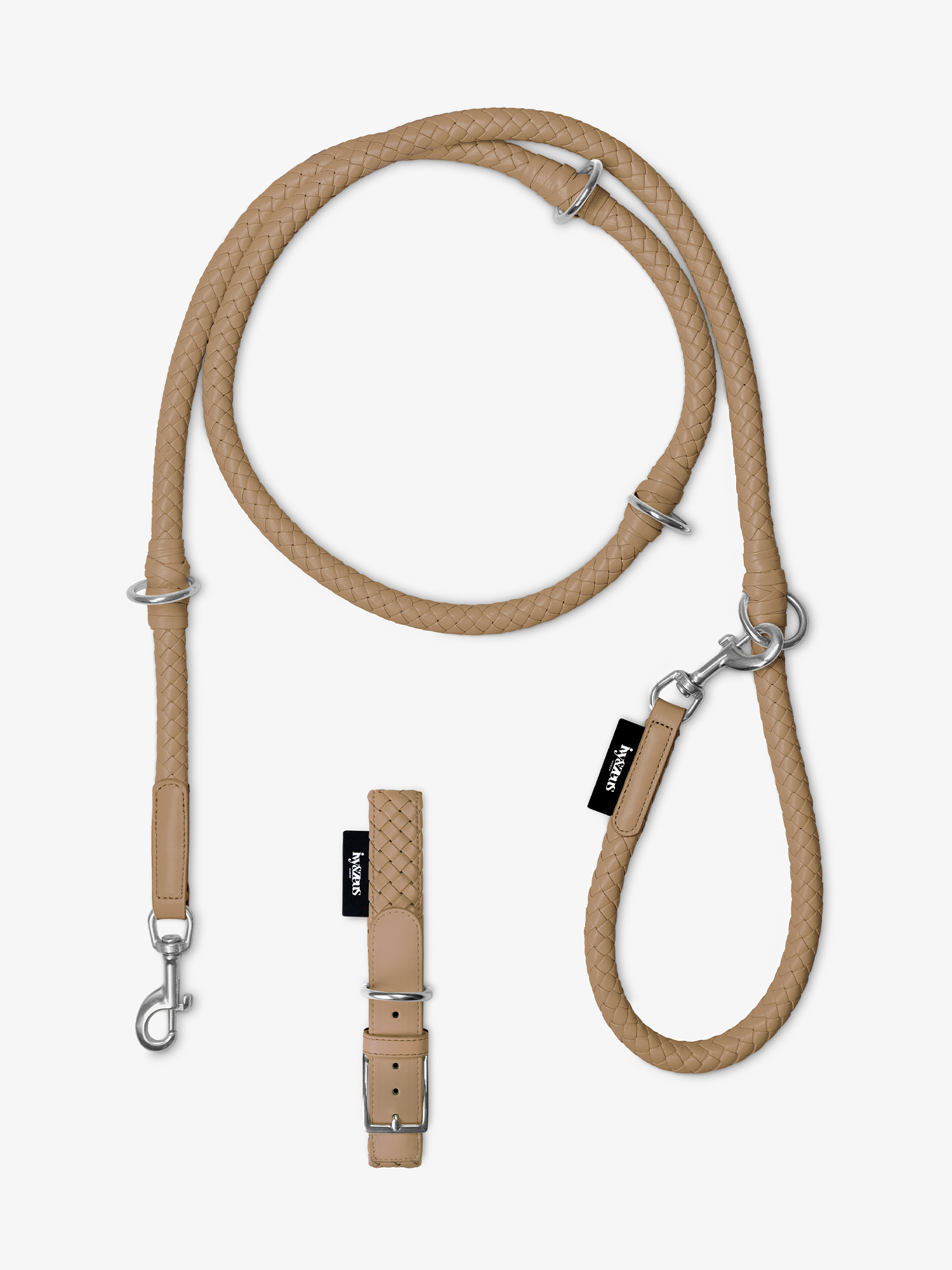 Safari Set – leash & collar in beige